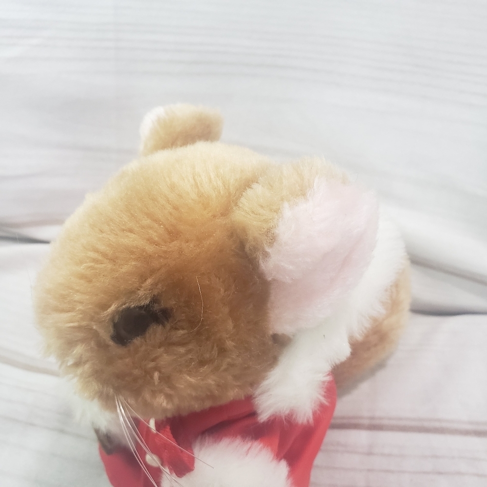 🌞SOLD🌞Dakin Priscilla Hillman Christmas Mouse 7 Inch Plush Stuffed Animal 1981 - Picture 5 of 11